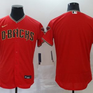 Men Arizona Diamondbacks Red Flex Base Stitched MLB Jersey