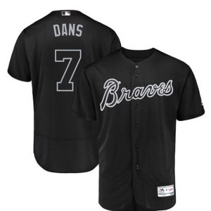 Men Atlanta Braves Dansby Swanson "Dans" Majestic MLB Stitched Jersey.