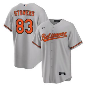 Men Baltimore Orioles #83 Kyle Stowers Gray Cool Base Stitched Jersey