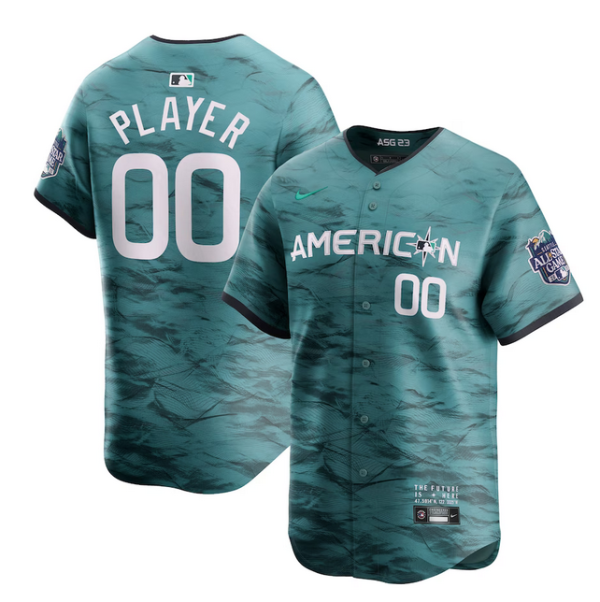 Men Baltimore Orioles Active Player Custom Teal 2023 All-star Cool Base With Patch Stitched Baseball Jersey