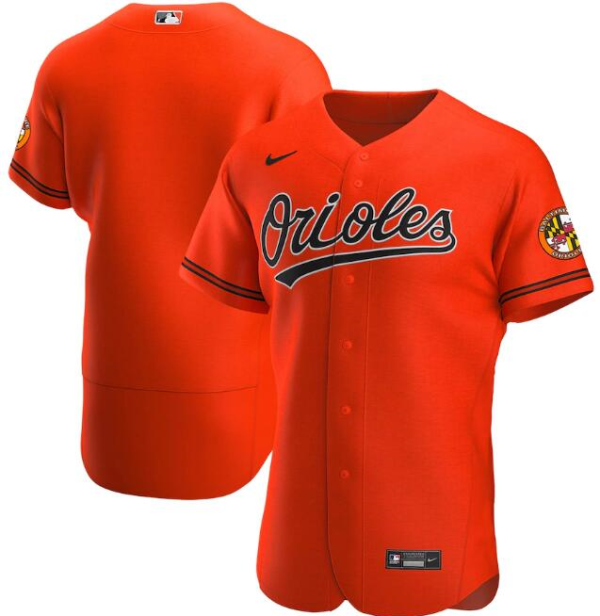 Men Baltimore Orioles Orange Flex Base Stitched MLB Jersey