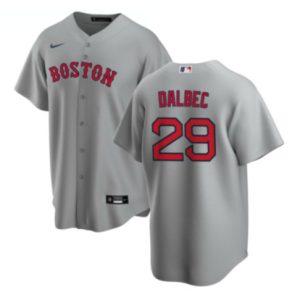 Men Boston Red Sox #29 Bobby Dalbec Gray Cool Base Stitched MLB Jersey