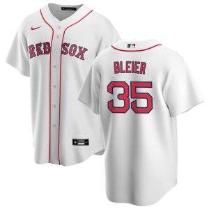 Men Boston Red Sox #35 Richard Bleier White Cool Base Stitched Baseball Jersey