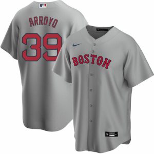 Men Boston Red Sox #39 Christian Arroyo Gray Cool Base Stitched Baseball Jersey