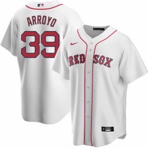 Men Boston Red Sox #39 Christian Arroyo White Cool Base Stitched Baseball Jersey