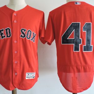 Men Boston Red Sox #41 Chris Sale Red Elite Stitched MLB Jersey