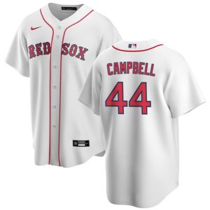 Men Boston Red Sox #44 Isaiah Campbell White Cool Base Stitched Baseball Jersey