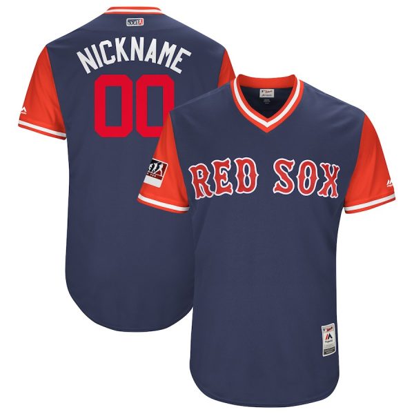 Men Boston Red Sox Majestic Royal/Light 2018 Players' Weekend Pick-A Player Roster Jersey