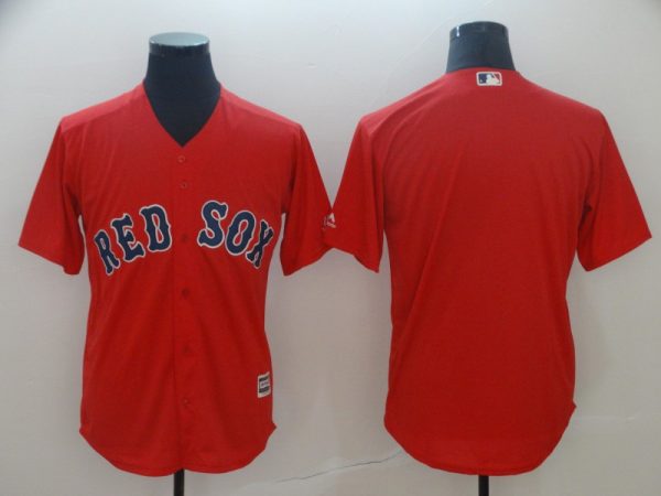 Men Boston Red Sox Red Cool Base Stitched MLB Jersey