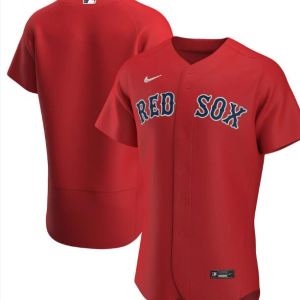 Men Boston Red Sox Red Flex Base Stitched MLB Jersey