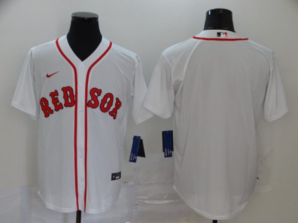 Men Boston Red Sox White Cool Base Stitched MLB Jersey