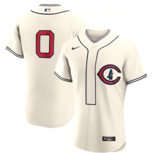 Men Chicago Cubs #0 Marcus Stroman Cream 2022 Field of Dreams Stitched Baseball Jersey