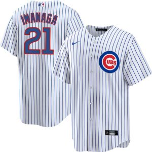 Men Chicago Cubs #21 Shota Imanaga White Cool Base Stitched Baseball Jersey