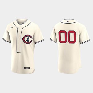 Men Chicago Cubs Active Player Custom 2022 Cream Field of Dreams Stitched Baseball Jersey