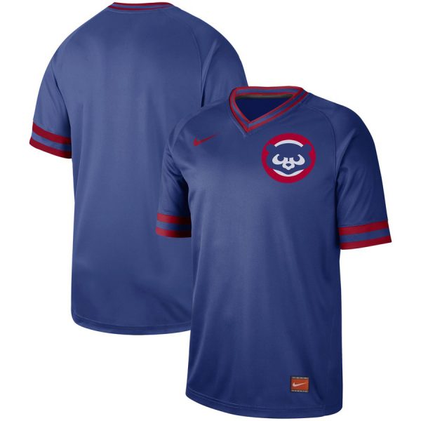 Men Chicago Cubs Blank Royal Cooperstown Collection Legend Stitched MLB Jersey