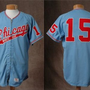 Men Chicago White Sox #15 Blue 1974 Stitched Baseball Jersey