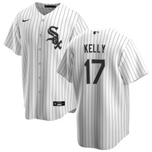 Men Chicago White Sox #17 Joe Kelly White Cool Base Stitched Jersey