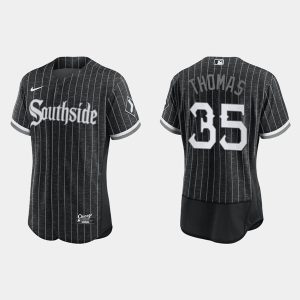 Men Chicago White Sox #35 Frank Thomas 2021 City Connect Flex Base Stitched Jersey