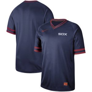 Men Chicago White Sox Blank Navy Cooperstown Collection Legend Stitched MLB Jersey