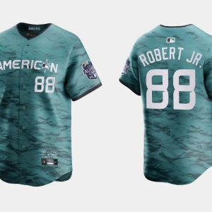 Men Chicago White sox #88 Luis Robert Jr. Teal 2023 All-star Cool Base Stitched Baseball Jersey