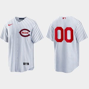 Men Cincinnati Reds Active Player Custom 2022 White Field of Dreams Stitched Baseball Jersey