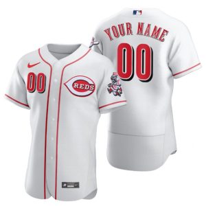 Men Cincinnati Reds Active Player Custom New White MLB Stitched Jersey