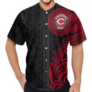 Men Cincinnati Reds Black Baseball Jersey