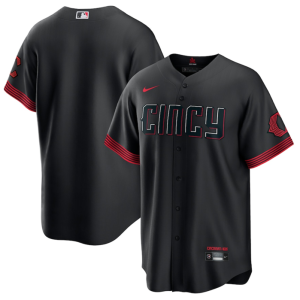 Men Cincinnati Reds Blank 2023 City Connect Cool Base Stitched Baseball Jersey