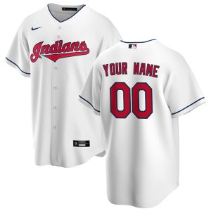 Men Cleveland Guardians Active Custom White Baseball Stitched Jersey