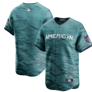 Men Cleveland Guardians Blank Teal 2023 All-star Cool Base Stitched Jersey