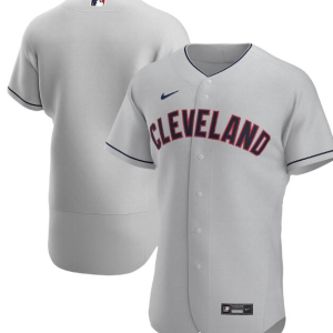 Men Cleveland Indians Grey Flex Base Stitched MLB Jersey