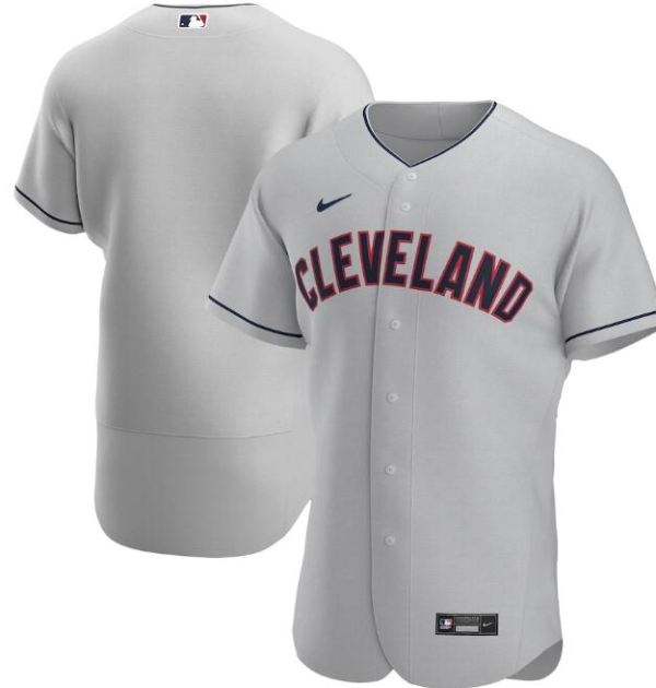 Men Cleveland Indians Grey Flex Base Stitched MLB Jersey