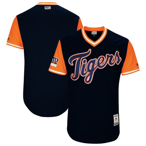 Men Detroit Tigers Majestic Navy/Orange 2018 Players' Weekend Team Jersey