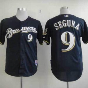 Milwaukee Brewers #9 Jean Segura Blue Cool Base Stitched MLB Jersey