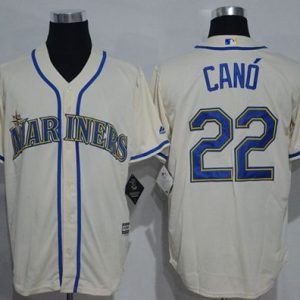 Seattle Mariners #22 Robinson Cano Cream New Cool Base Stitched MLB Jersey