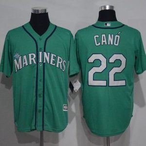 Seattle Mariners #22 Robinson Cano Green New Cool Base Stitched MLB Jersey