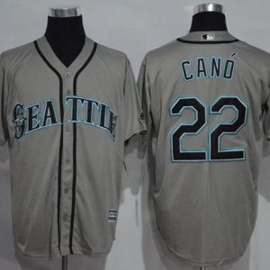 Seattle Mariners #22 Robinson Cano Grey New Cool Base Stitched MLB Jersey