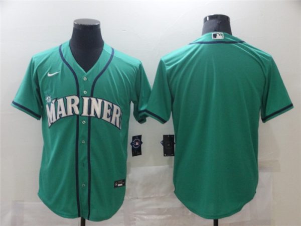 Seattle Mariners Blank Green Cool Base Stitched MLB Jersey