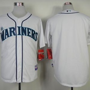 Seattle Mariners Blank White Cool Base Stitched MLB Jersey