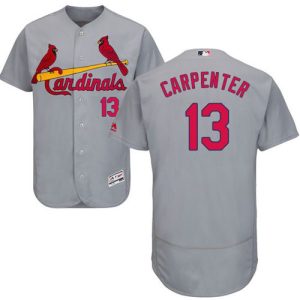 St. Louis Cardinals #13 Matt Carpenter Grey Flexbase Collection Stitched MLB Jersey