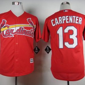 St. Louis Cardinals #13 Matt Carpenter Red Cool Base Stitched MLB Jersey