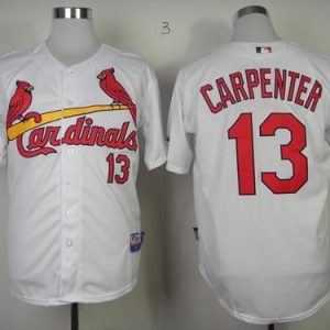 St. Louis Cardinals #13 Matt Carpenter White Cool Base Stitched MLB Jersey