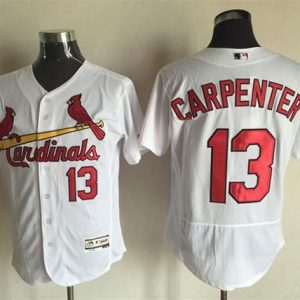 St. Louis Cardinals #13 Matt Carpenter White Flexbase Collection Stitched MLB Jersey