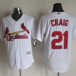 St. Louis Cardinals #21 Allen Craig White New Cool Base Stitched MLB Jersey