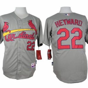 St. Louis Cardinals #22 Jason Heyward Grey Cool Base Stitched MLB Jersey