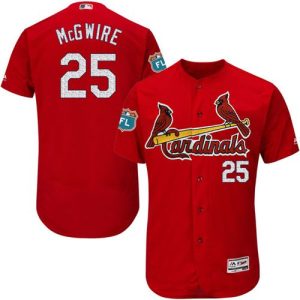 St. Louis Cardinals #25 Mark McGwire Red Flexbase Collection Stitched MLB Jersey