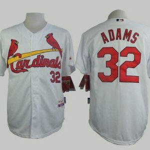 St. Louis Cardinals #32 Matt Adams White Cool Base Stitched MLB Jersey