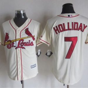 St. Louis Cardinals #7 Matt Holliday Cream New Cool Base Stitched MLB Jersey