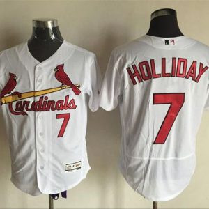 St. Louis Cardinals #7 Matt Holliday White Flexbase Collection Stitched MLB Jersey