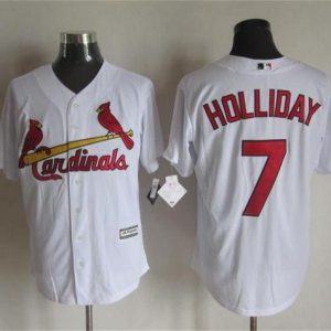 St. Louis Cardinals #7 Matt Holliday White New Cool Base Stitched MLB Jersey